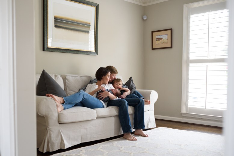 Living Room Family Photo